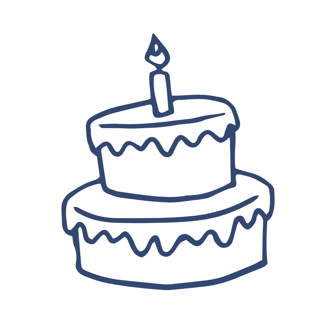 Geburtstag Torte mit Kerzen